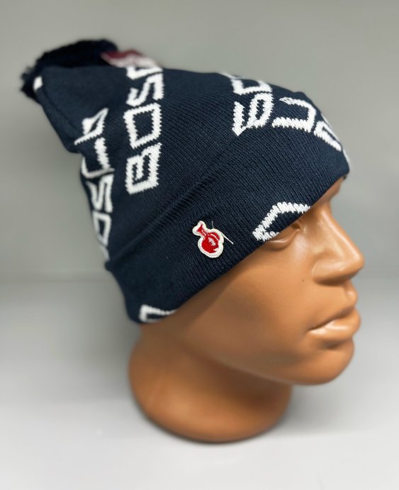 Шапка теплая РОССИЯ двойная темн. синяя в Новосибирске