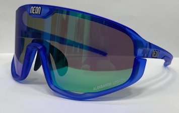 Очки NEON LEGKOV VOLCANO Crystal Blue Mirror Green (2 линзы)