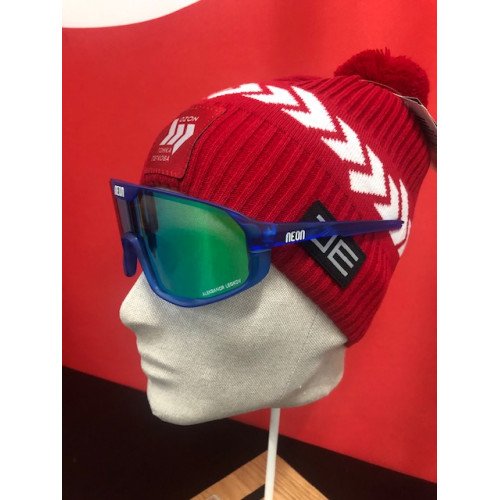 Очки NEON LEGKOV VOLCANO Crystal Blue Mirror Green (2 линзы)