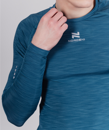 Футболка NORDSKI Pro Emerald с длинным рукавом NSM426641