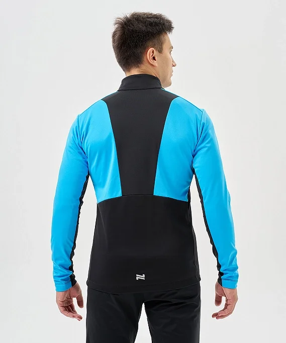 Тренировочная куртка Nordski Advance Light Blue/Black NSM641284