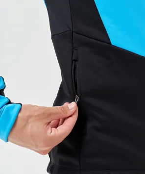 Тренировочная куртка Nordski Advance Light Blue/Black NSM641284