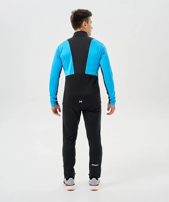 Тренировочная куртка Nordski Advance Light Blue/Black NSM641284