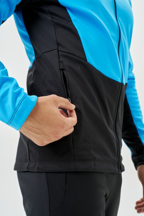 Тренировочная куртка Nordski Advance Light Blue/Black NSM641284