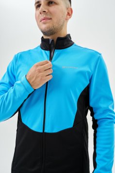 Тренировочная куртка Nordski Advance Light Blue/Black NSM641284