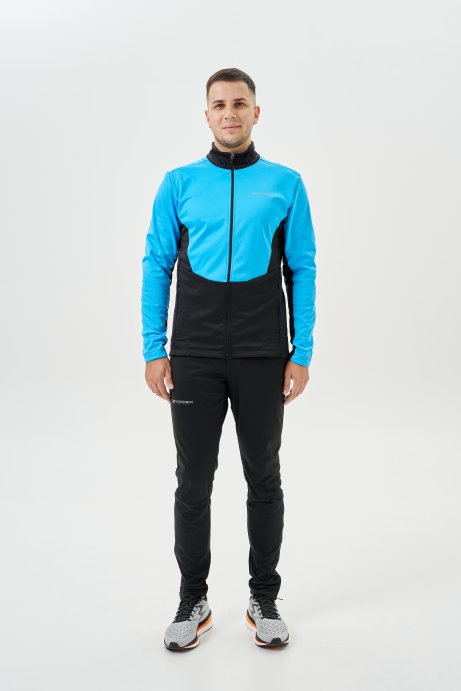Тренировочная куртка Nordski Advance Light Blue/Black NSM641284