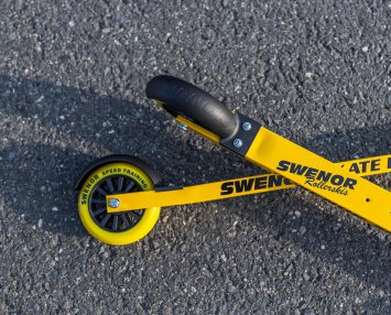 Лыжероллеры SWENOR 065-000-XLS с удлинённой платформой для конькового хода, модель Skate Extra Long Speed Training