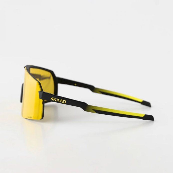 Очки 4KAAD BEAT RACE ZEISS, черн./желт. оправа, золот. линза в Мурманске