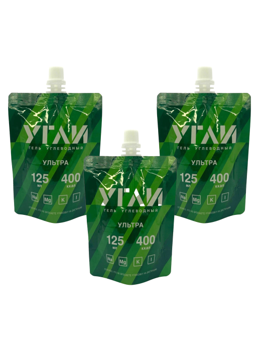 Гели ультра УГЛИ 3 шт по 125 мл/400 кКал в Мурманске