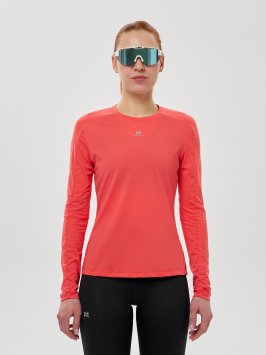 Футболка Nordski Upcast Grapefruit W с длинным рукавом NSW254131
