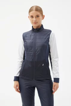 Куртка разминочная Bivium "Классик" жен. синий_белый