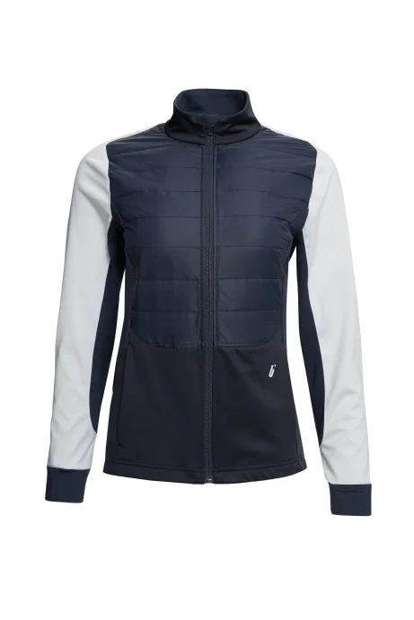 Куртка разминочная Bivium "Классик" жен. синий_белый