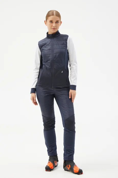 Куртка разминочная Bivium "Классик" жен. синий_белый