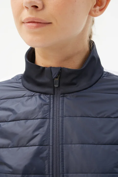 Куртка разминочная Bivium "Классик" жен. синий_белый