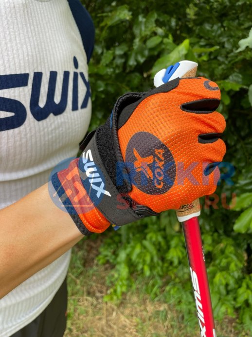 Перчатки лыжероллерные COXA orange в Твери