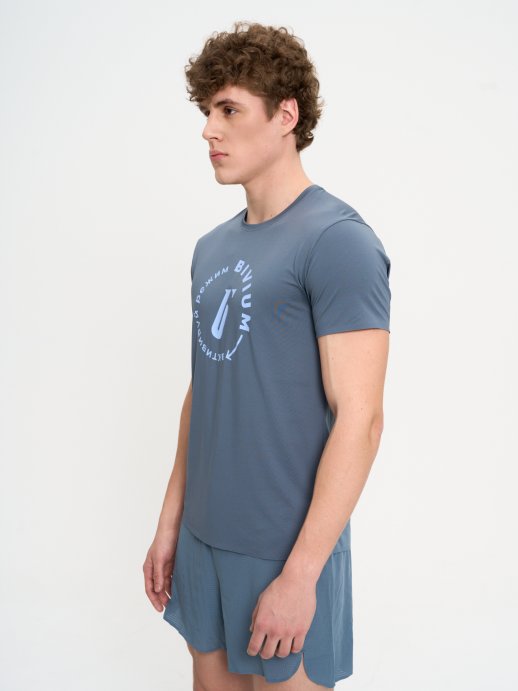 Футболка Bivium &quot;Тайм&quot; муж. графит.