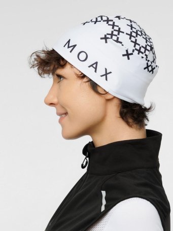 Шапка Moax Race 23518M/00025 белый принт 56