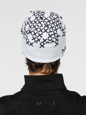 Шапка Moax Race 23518M/00025 белый принт 56