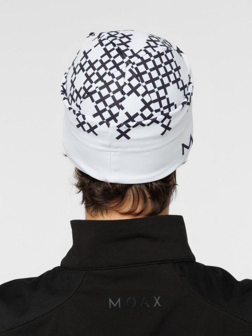 Шапка Moax Race 23518M/00025 белый принт 56