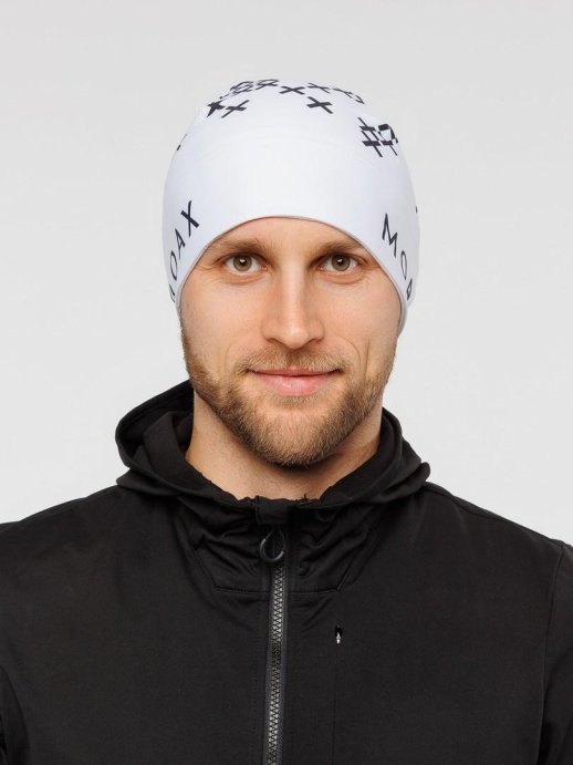 Шапка Moax Race 23518M/00025 белый принт 56