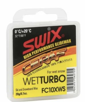 Ускоритель-таблетка SWIX FC010BS Cera F Wet Turbo. +20/0 20гр