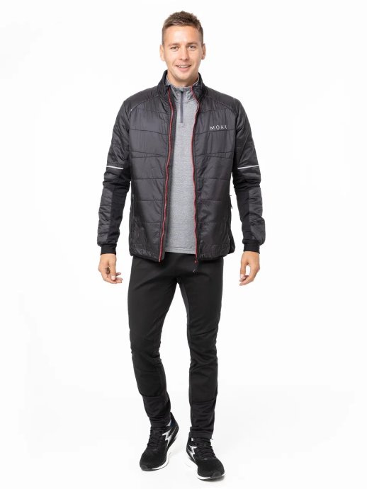 Костюм разминочный MOAX Royal муж. MX2311/10000_SW212219/10000 чёрный в Мурманске