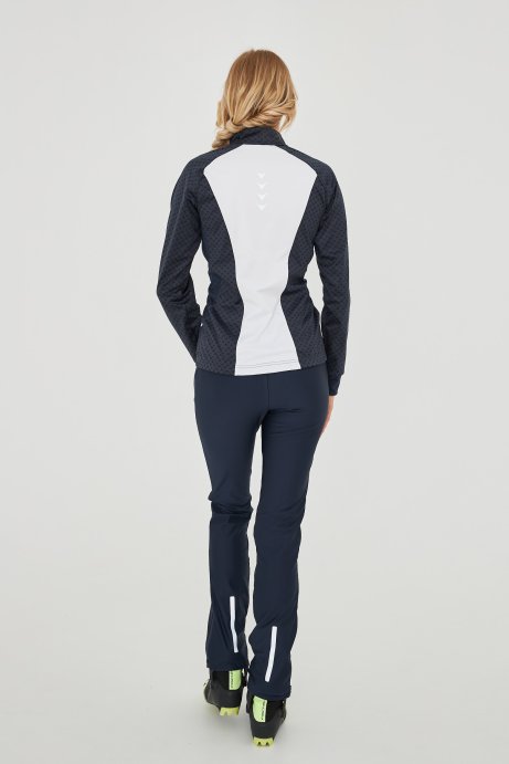 Костюм разминочный BIVIUM "Баланс" SJK201W-0401/SPT201W-0400 жен. синий-белый