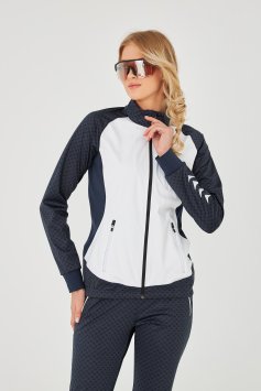 Костюм разминочный BIVIUM "Баланс" SJK201W-0401/SPT201W-0400 жен. синий-белый