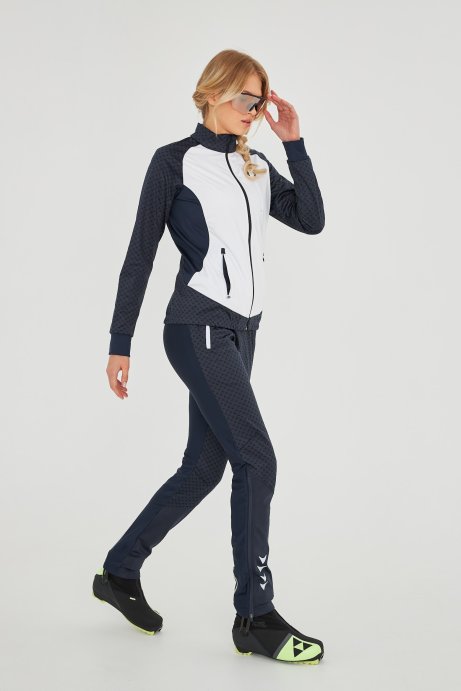 Костюм разминочный BIVIUM "Баланс" SJK201W-0401/SPT201W-0400 жен. синий-белый