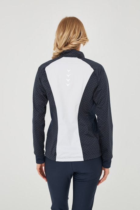 Костюм разминочный BIVIUM "Баланс" SJK201W-0401/SPT201W-0400 жен. синий-белый