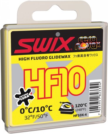 ПАРАФИН SWIX HF10X Yellow 0C/+10C 40 гр