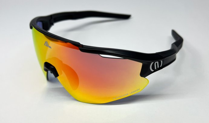 Очки NEON LEGKOV NOVA black mirror red (2 линзы)