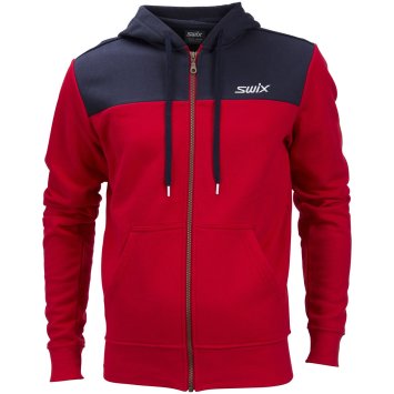 Кофта с капюшоном SWIX красный 16101/99990