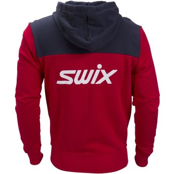 Кофта с капюшоном SWIX красный 16101/99990