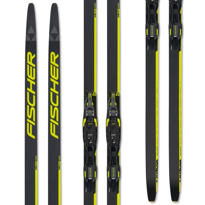 Лыжи FISCHER TWIN SKIN Carbon JR IFP N58022