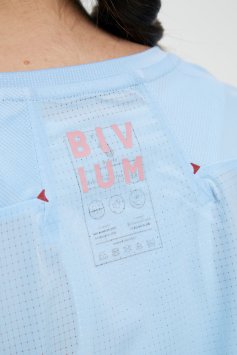 Футболка Bivium "Тайм" жен. голуб.