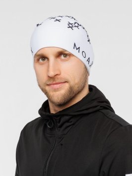 Шапка Moax Race 23518M/00025 белый принт 58