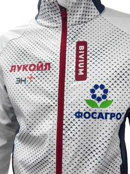 Куртка Bivium ФЛГР Баланс 3.0 муж. белый_графитовый