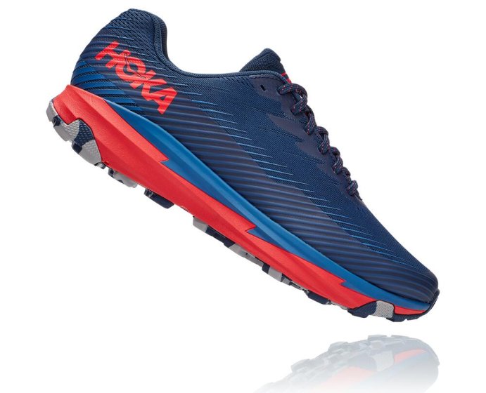 Кроссовки Hoka M TORRENT 2 Moonlit Ocean / High Risk Red
