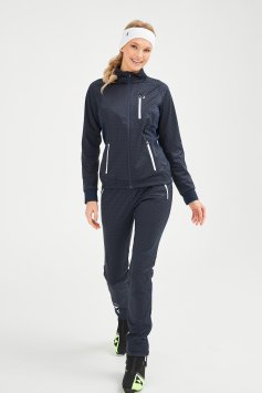 Костюм разминочный BIVIUM "Баланс" SJK201W-0400/SPT201W-0400 жен. синий