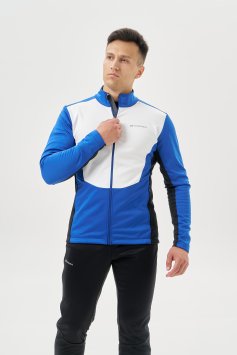 Тренировочная куртка Nordski Advance White/True Blue/Black NSM641385