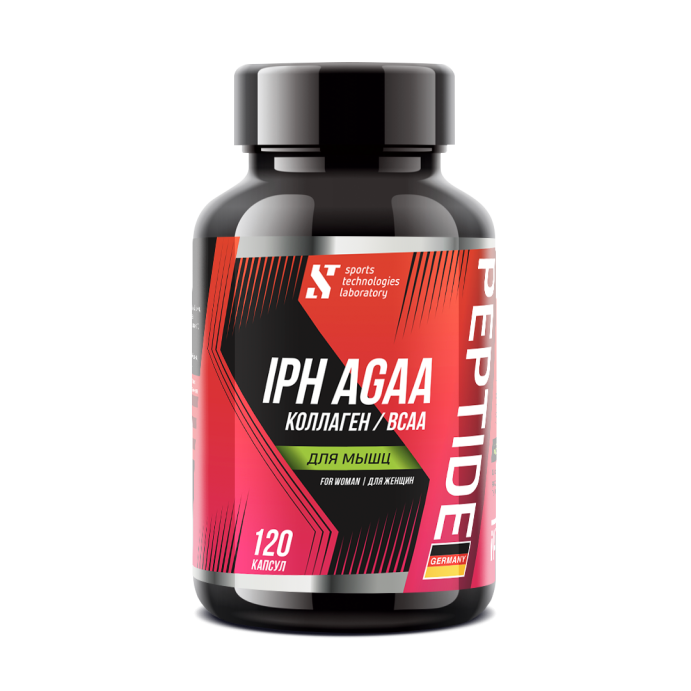Пептидный комплекс STL IPH AGAA BCAA Collagen 120 капс.