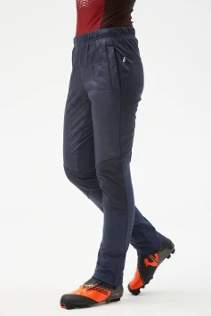 Брюки разминочные Bivium "Классик" жен. синий_белый