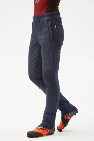 Брюки разминочные Bivium "Классик" жен. синий_белый