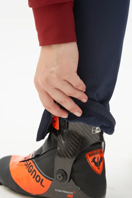 Брюки разминочные Bivium "Классик" жен. синий_белый