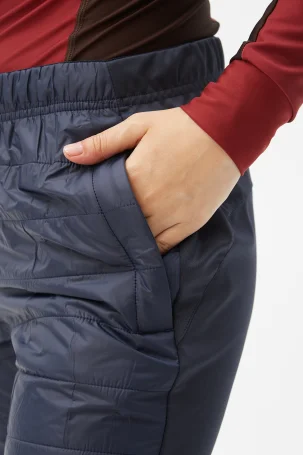 Брюки разминочные Bivium "Классик" жен. синий_белый