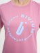Футболка Bivium &quot;Тайм&quot; жен. розов.