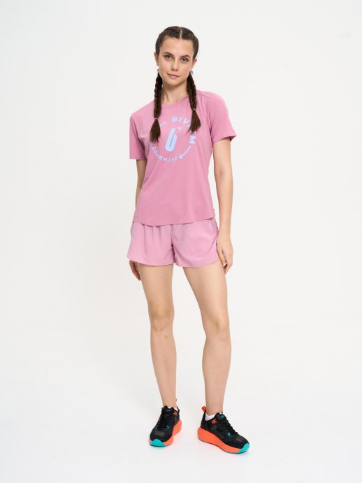 Футболка Bivium &quot;Тайм&quot; жен. розов.