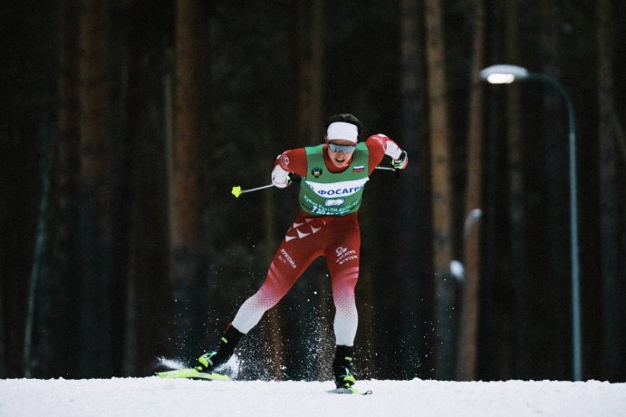 Комбинезон гоночный Bivium ФЛГР Спринт муж. белый_красный