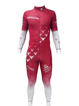 Комбинезон гоночный Bivium ФЛГР Спринт муж. белый_красный